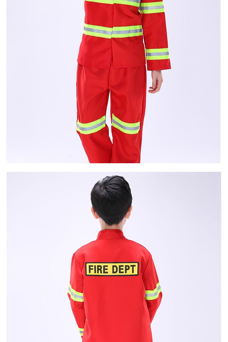 Kid's Firefighter Party Cosplay Costume