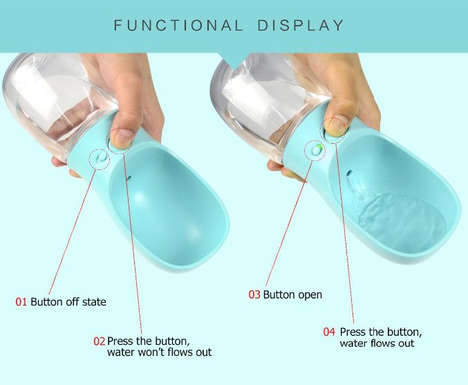 Pet Outdoor Drinking Bottle