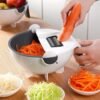 Magic Rotate Vegetable Cutter With Drain Multifunctional