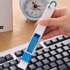 Best Selling Small Cleaning Brush Dust Cleaning Brush for Window Frame, Keyboard with Mini Dustpan - Blue