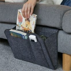 Storage Bag Organizer Bed Desk Sofa TV Felt Bedside