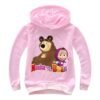 MASHA AND BEAR Kids 3D Printed Hoodie