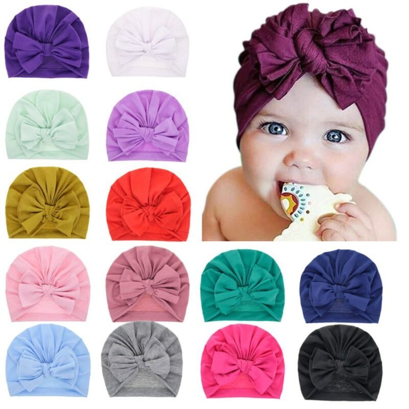 big bow turban headband "turban head wraps for babies"