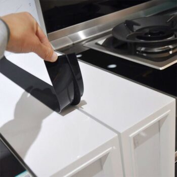 72160 f66a6d 2Pcs Kitchen Silicone Stove Counter Gap Cover Heat Resistant Mat Oil Dust Water