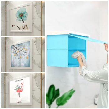 72291 dc8f4a Modern Bathroom Folding Storage Cabinet Bathroom Shower Clothes