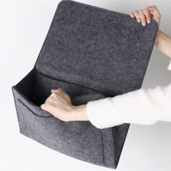 72427 0b11bc Felt Bedside Storage Bag Organizer Bed Desk Bag Sofa TV Remote Control