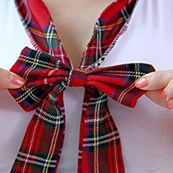 73441 5ab072 Fancy Costumes 3Pcs Sexy Women’s Red Plaid School Girl Uniform