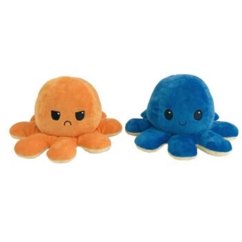 76827 151b4e Reversible Flip Octopus Stuffed Plush Doll Soft