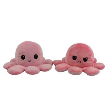 76827 3887de Reversible Flip Octopus Stuffed Plush Doll Soft