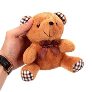 77070 1186f0 8cm mini Bear Stuffed Animals Plush Toys For Children Kawaii