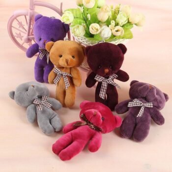 77070 eea5b4 8cm mini Bear Stuffed Animals Plush Toys For Children Kawaii