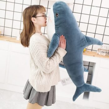 77109 ec5711 Ins 15/45/60cm Giant Shark Plush Stuffed Toy Soft Speelgoed