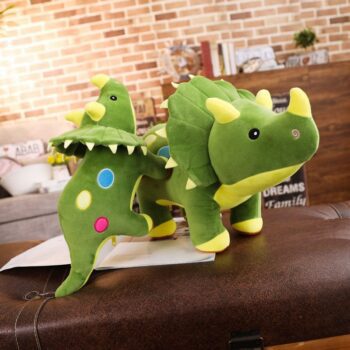 77373 6456d7 40-100cm Creative Big Plush Soft Triceratops Stegosaurus Plush