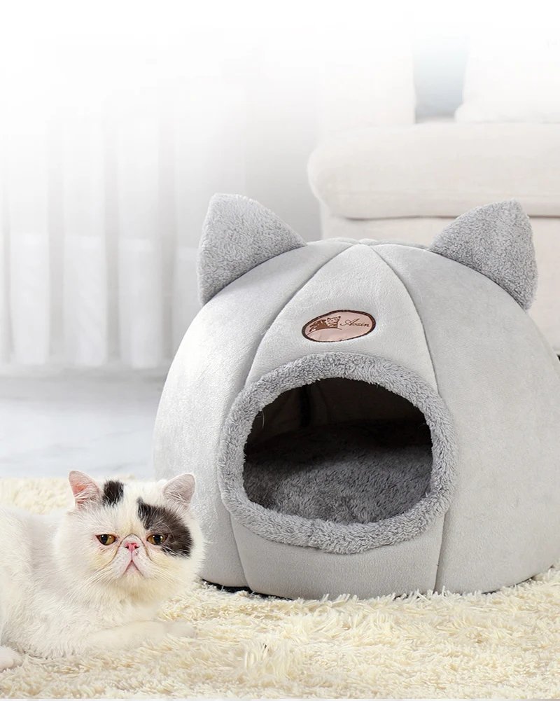 Cozy House Bed with Cat Ears