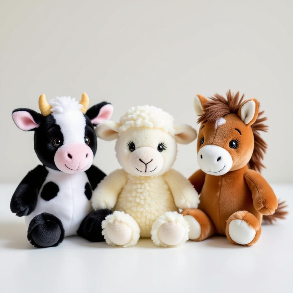 Farm Animals Plushies