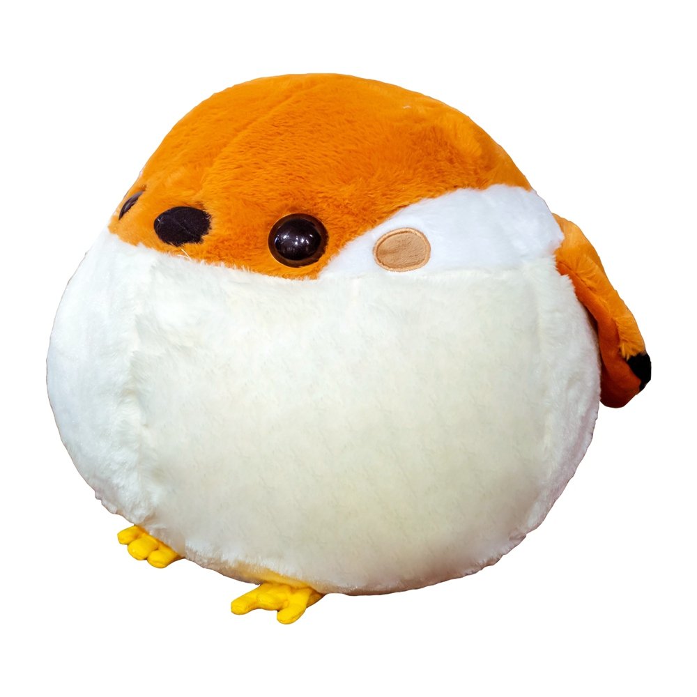 40cm Fat Round Sparrow & Titmouse Plush – Soft Realistic Bird Pillow - Image 2