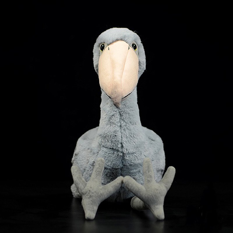 Realistic Shoebill Stork Plush Toy – Whale-Headed Bird Stuffed Animal 45cm - Image 3