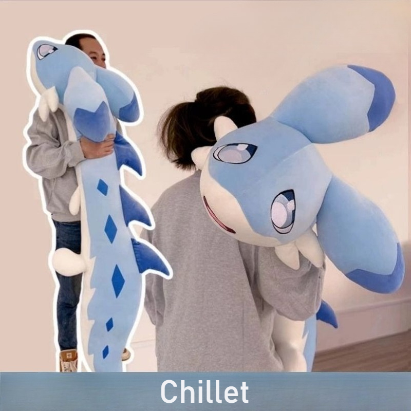 Giant Ice Dragon Ferret Plush Body Pillow - Image 4
